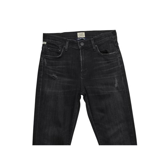 Citizens Of Humanity Premium Vintage Rocket High Rise Skinny Black Jeans Size 25 - Picture 3 of 11